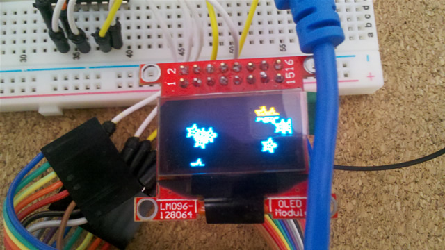 arduino驱动oled显示屏试验