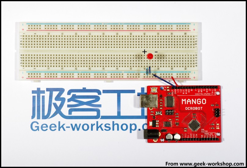 arduino 面包板演示