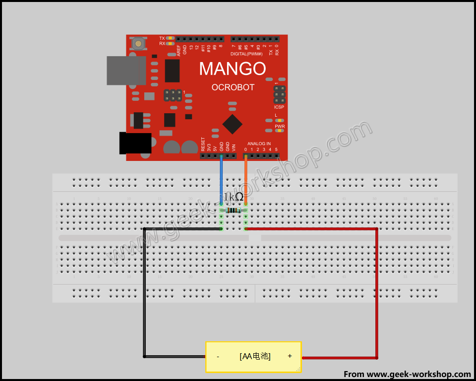 arduino 小制作 电压表